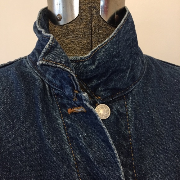 VINTAGE Levi’s Denim Trucker Jean Jacket Men’s M - Picture 5 of 9